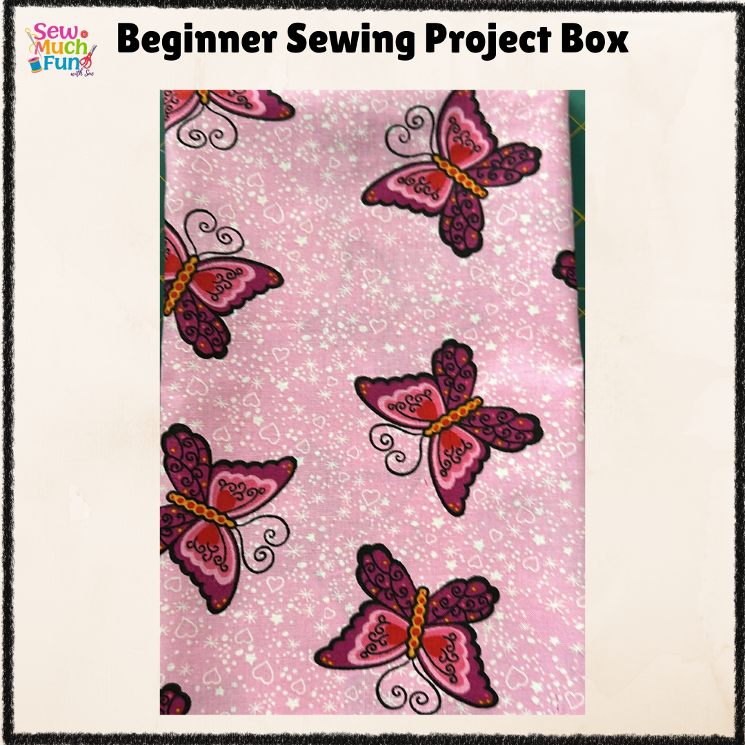 Beginner Sewing Kit – Tooth Fairy Pillow Project for Kids | Butterfly Fabric